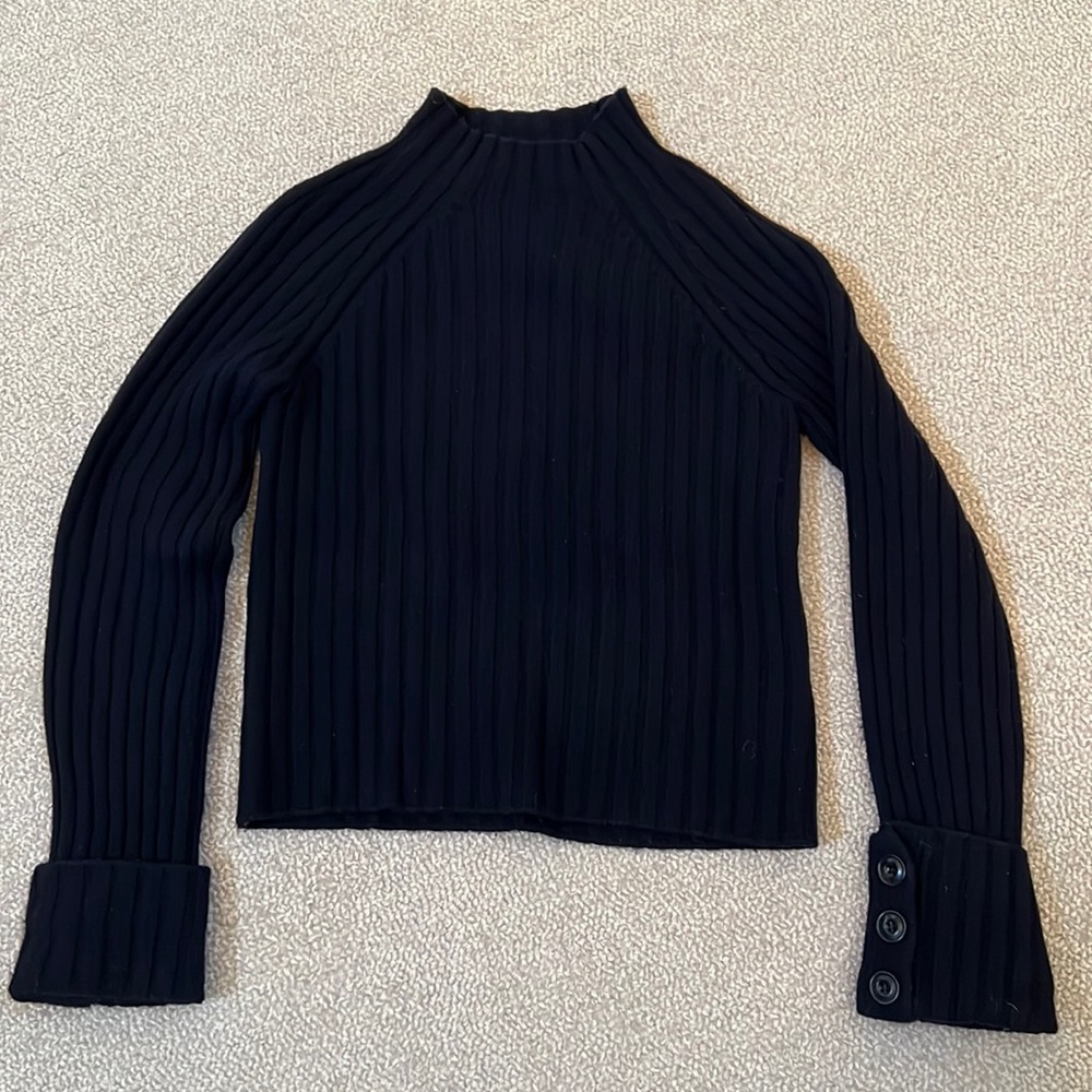Vince navy clue sweater. Extra small
